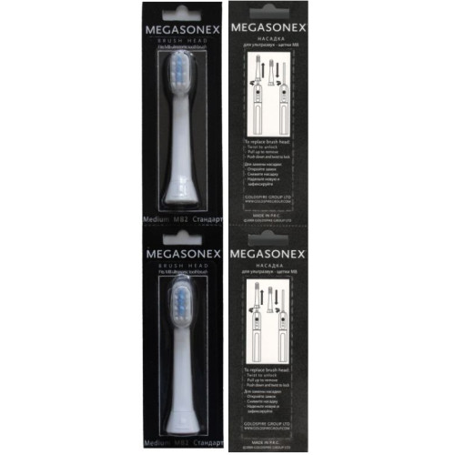 МедаѕопехЭлектрические зубні щітки Medium Brush Head - насадки середньої твердості MB2