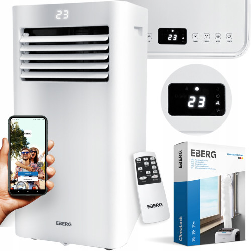 Мобільний кондиціонер кліматизатор Eberg RIO 3kW WiFi Мобільний кондиціонер кліматизатор Eberg RIO 3kW WiFi