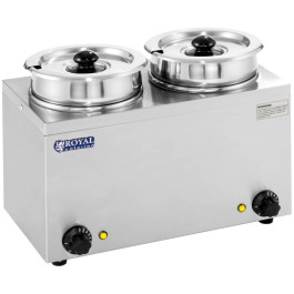 Супова станція Royal Catering RCBM-2/4R, 2 x 2,75 л, нержавіюча сталь