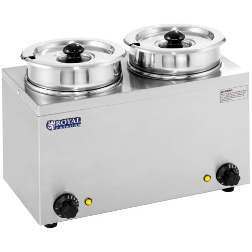 Супова станція Royal Catering RCBM-2/4R, 2 x 2,75 л, нержавіюча сталь