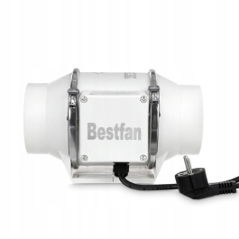 Безшумний канальний вентилятор BESTFAN BHF-125 Ø125 мм, 310 м3/год