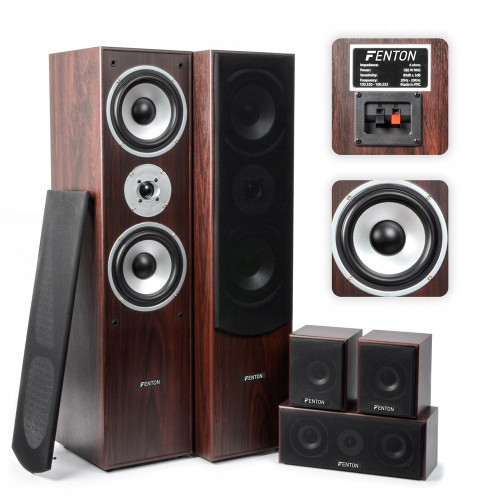 Домашній кінотеатр Fenton HF5W 5.0 Walnut (510 Вт) Домашній кінотеатр Fenton HF5W 5.0 Walnut (510 Вт)