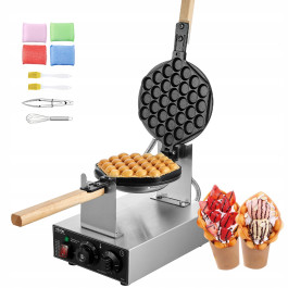 Професійна вафельниця для бельгійських bubble-вафель Vevor Waffelmaschine