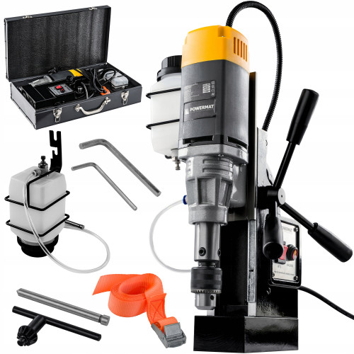 Магнітний дриль POWERMAT PM-WM-1500M 1500 Вт, 11 500 Н, Weldon 19 мм Магнітний дриль POWERMAT PM-WM-1500M 1500 Вт, 11 500 Н, Weldon 19 мм