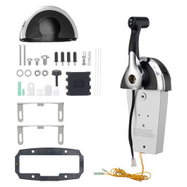 VEVOR Marine Throttle Control, 8M0059686, Модуль дистанційного керування верхнім монтажем для 2-тактного підвісного двигуна Mercury PT, коробка передач з електричним тримером