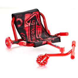 Триколісний самокат VEVOR Drifter Trike 60 кг, триколісний самокат 960 x 440 x 285 мм, дитячий триколісний транспортний засіб для дітей від 4 років, їздить по всіх твердих поверхнях у приміщенні та на вулиці, колір червоний