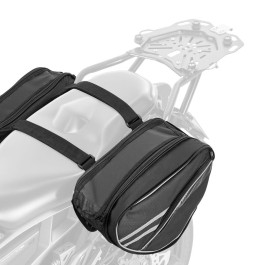 Мотоциклетна сумка VEVOR, 15 л x 2, велика місткість, бічна сумка для мотоцикла з водонепроникним дощовиком та ремінцями, сумісна з більшістю мотоциклів, сумка для зберігання багажу мотоцикла