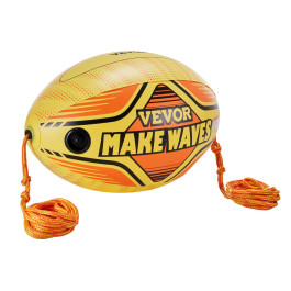 Надувний м'яч VEVOR Booster Ball, буксируваний трос, спортивний м'яч, виготовлений з товстого ПВХ для вітрильного спорту та водних видів спорту - з високоміцним тросом та запобіжним клапаном.