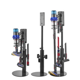 Підставка для пилососа VEVOR 130 см, сумісна з вертикальними пилососами Dyson V7 V8 V10 V11 V12 V15 SV10 SV12 SV14 SV18 SV21 та аксесуарами, тримач для пилососа з 3 затискачами та регулюванням висоти